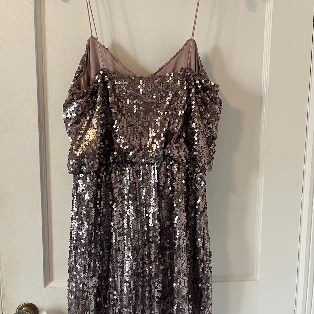 Copper/Rose Gold Sequin Dress - Picture 3 of 3